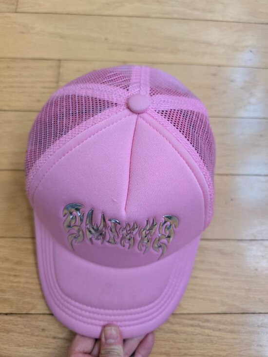 SWIXXZ | chrome bubblegum pink baddie trucker hat main image 7